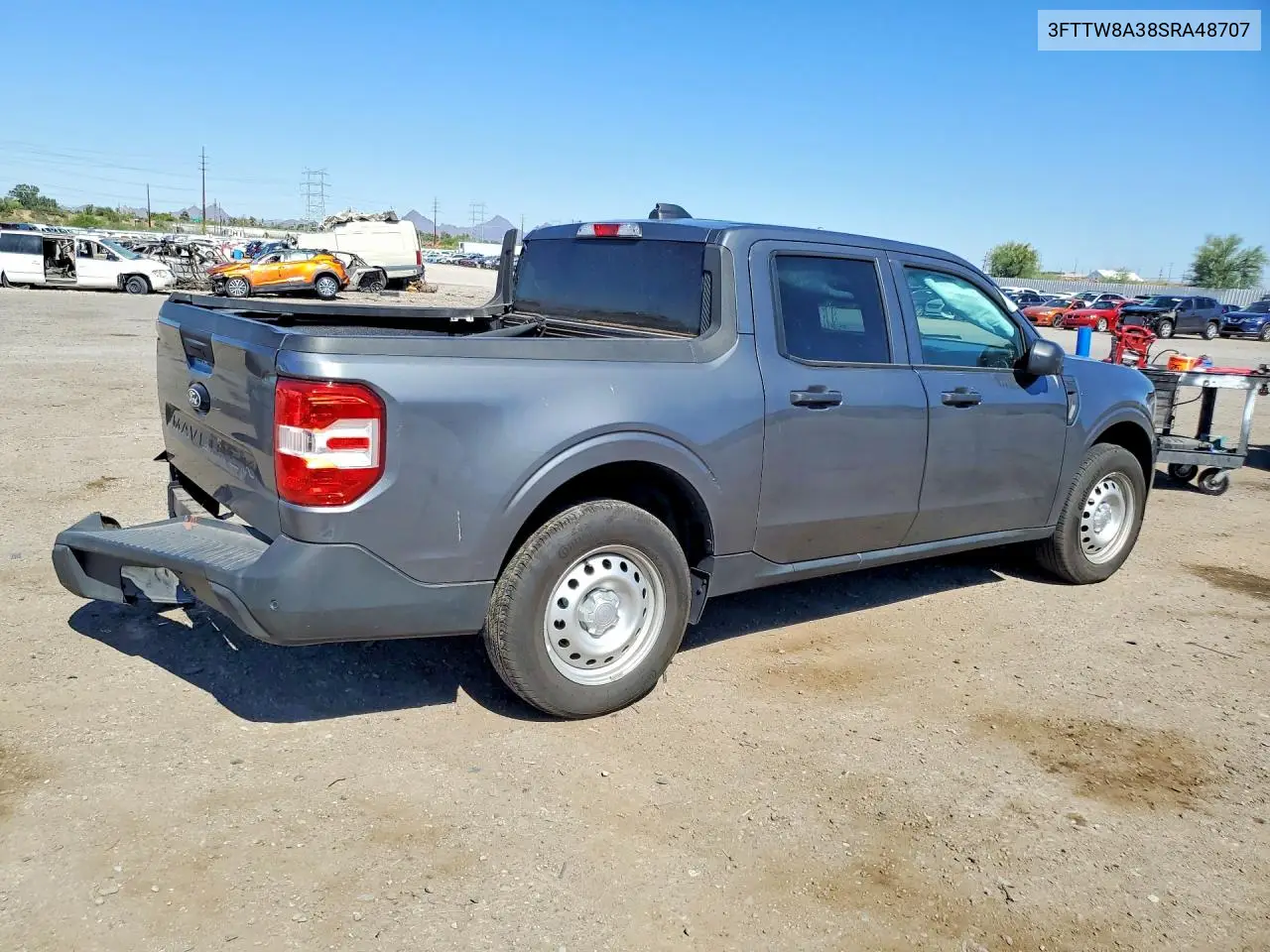 2025 Ford Maverick Xl VIN: 3FTTW8A38SRA48707 Lot: 59539356