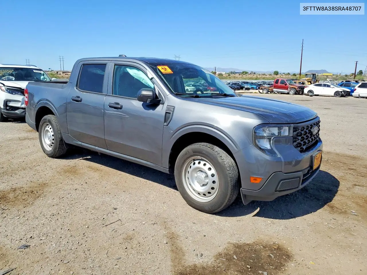 2025 Ford Maverick Xl VIN: 3FTTW8A38SRA48707 Lot: 59539356