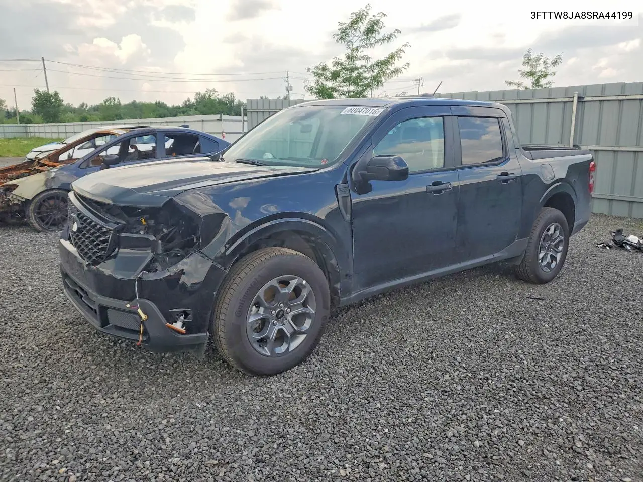 2025 Ford Maverick Xlt VIN: 3FTTW8JA8SRA44199 Lot: 60047016