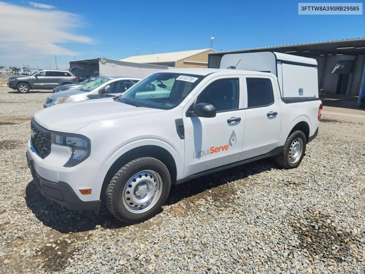 2025 Ford Maverick Xl VIN: 3FTTW8A39SRB29585 Lot: 60183756