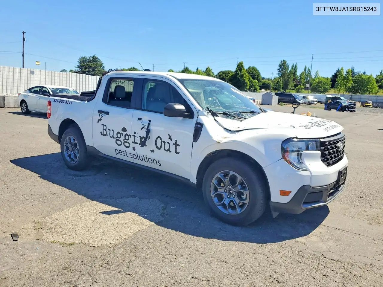 2025 Ford Maverick Xlt VIN: 3FTTW8JA1SRB15243 Lot: 60217566