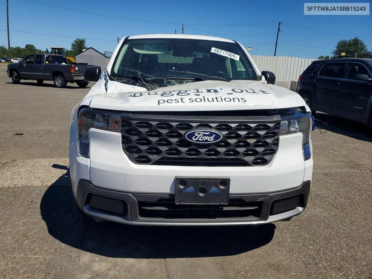 2025 Ford Maverick Xlt VIN: 3FTTW8JA1SRB15243 Lot: 60217566