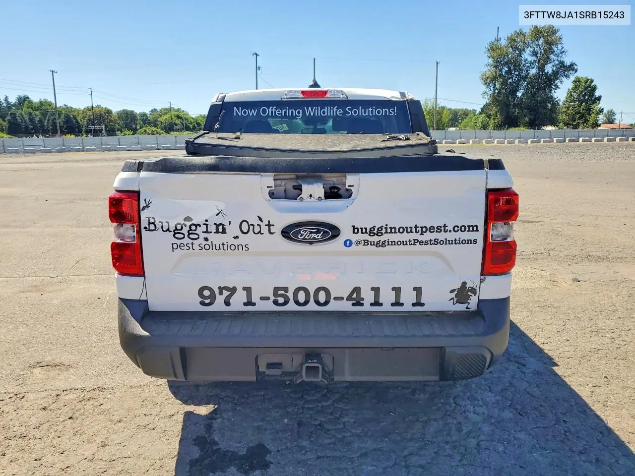 2025 Ford Maverick Xlt VIN: 3FTTW8JA1SRB15243 Lot: 60217566