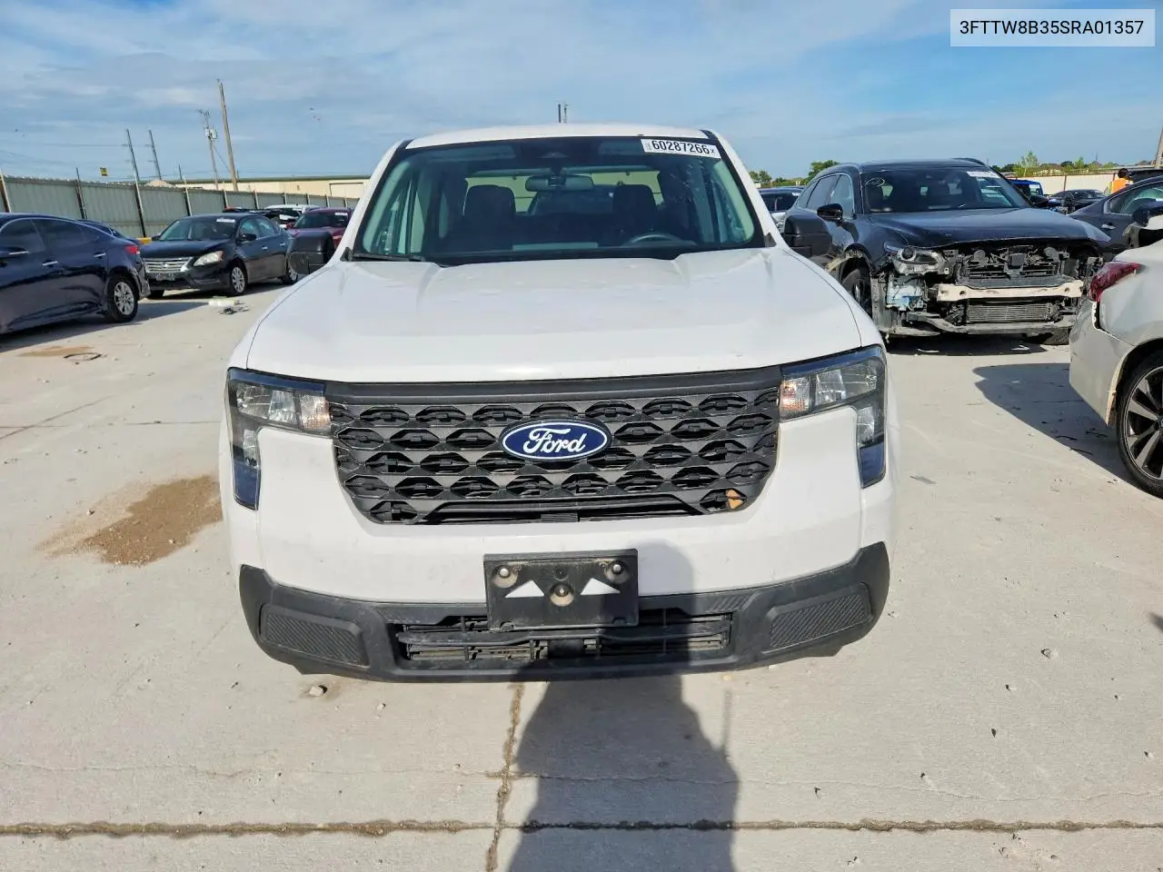 2025 Ford Maverick Xl VIN: 3FTTW8B35SRA01357 Lot: 60287266