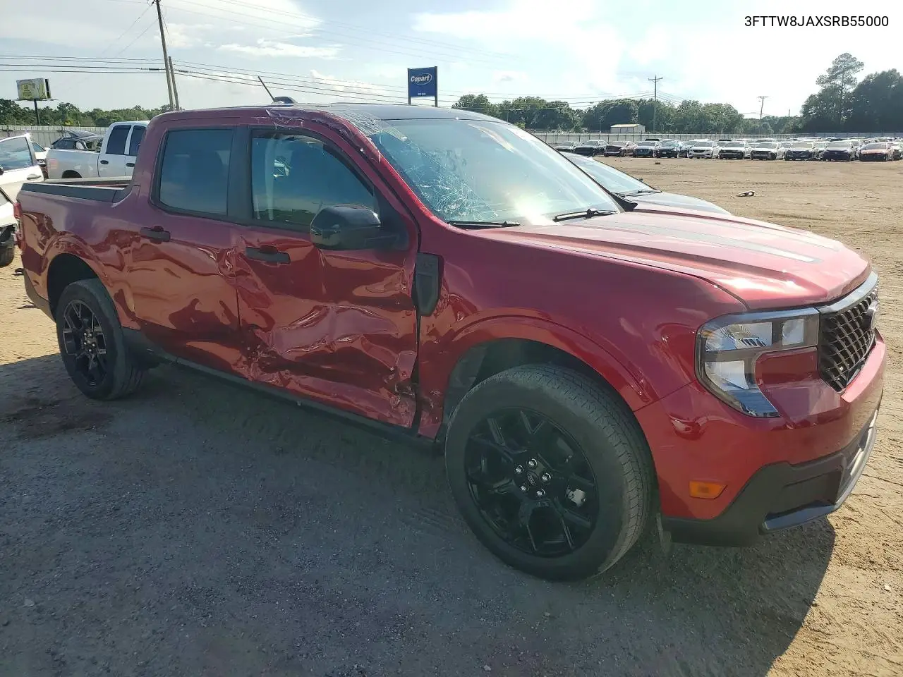 2025 Ford Maverick Xlt VIN: 3FTTW8JAXSRB55000 Lot: 60363876