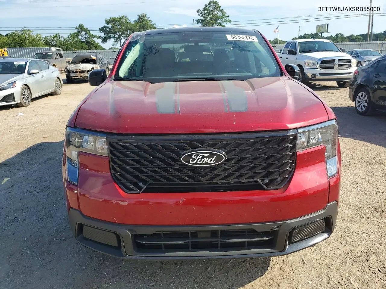 2025 Ford Maverick Xlt VIN: 3FTTW8JAXSRB55000 Lot: 60363876