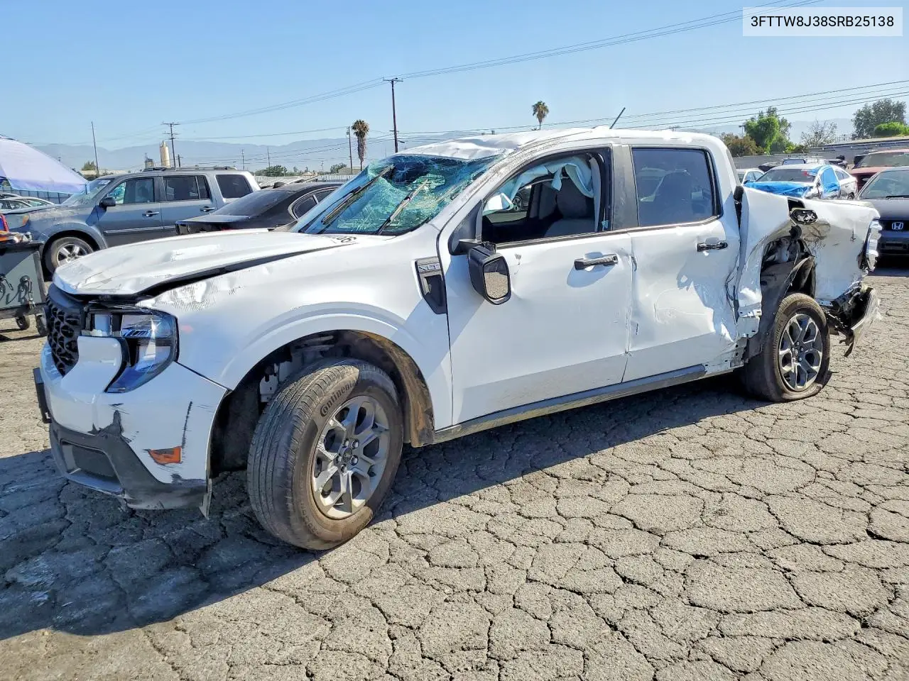 2025 Ford Maverick Xlt VIN: 3FTTW8J38SRB25138 Lot: 60442266