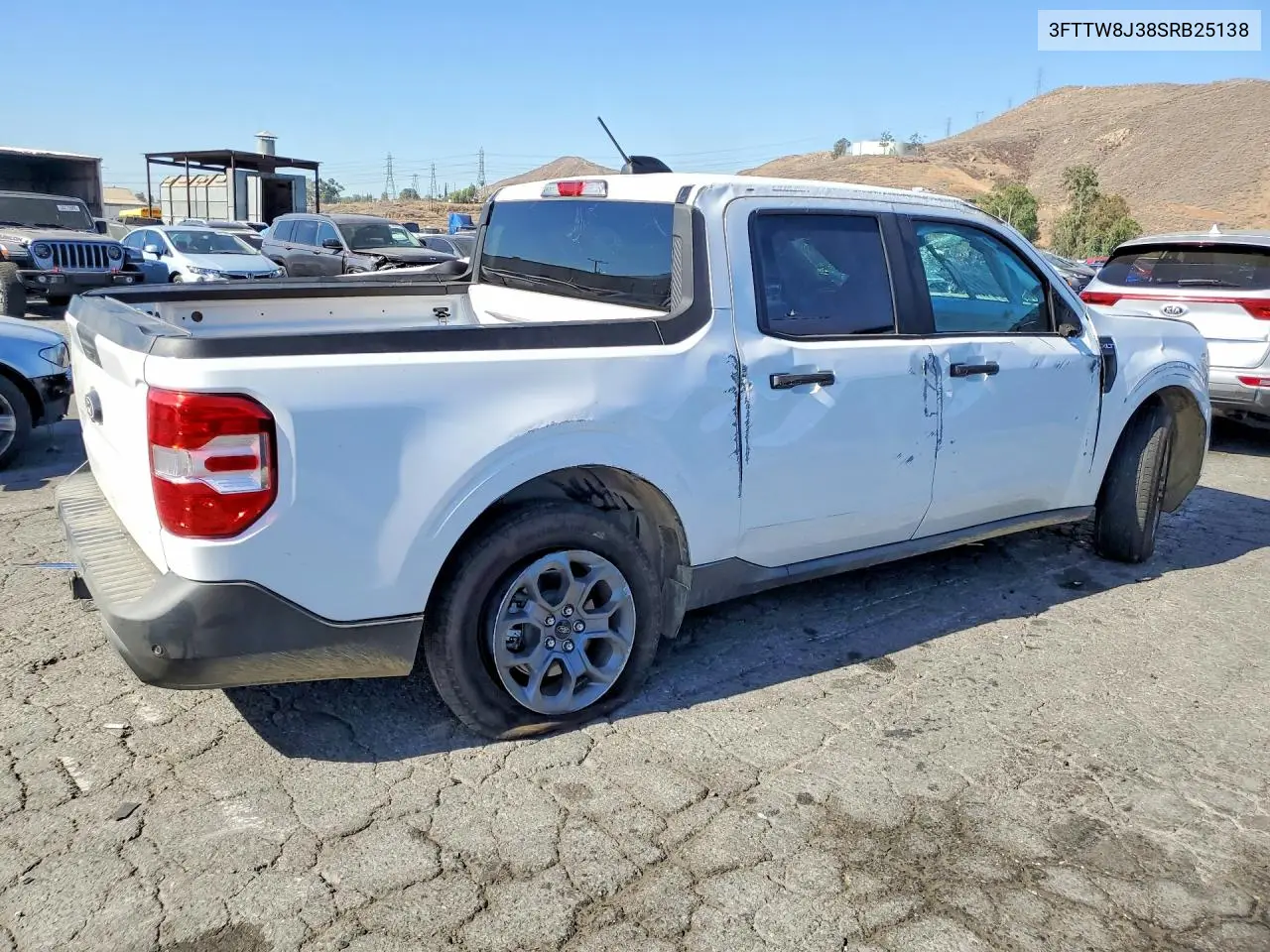 2025 Ford Maverick Xlt VIN: 3FTTW8J38SRB25138 Lot: 60442266