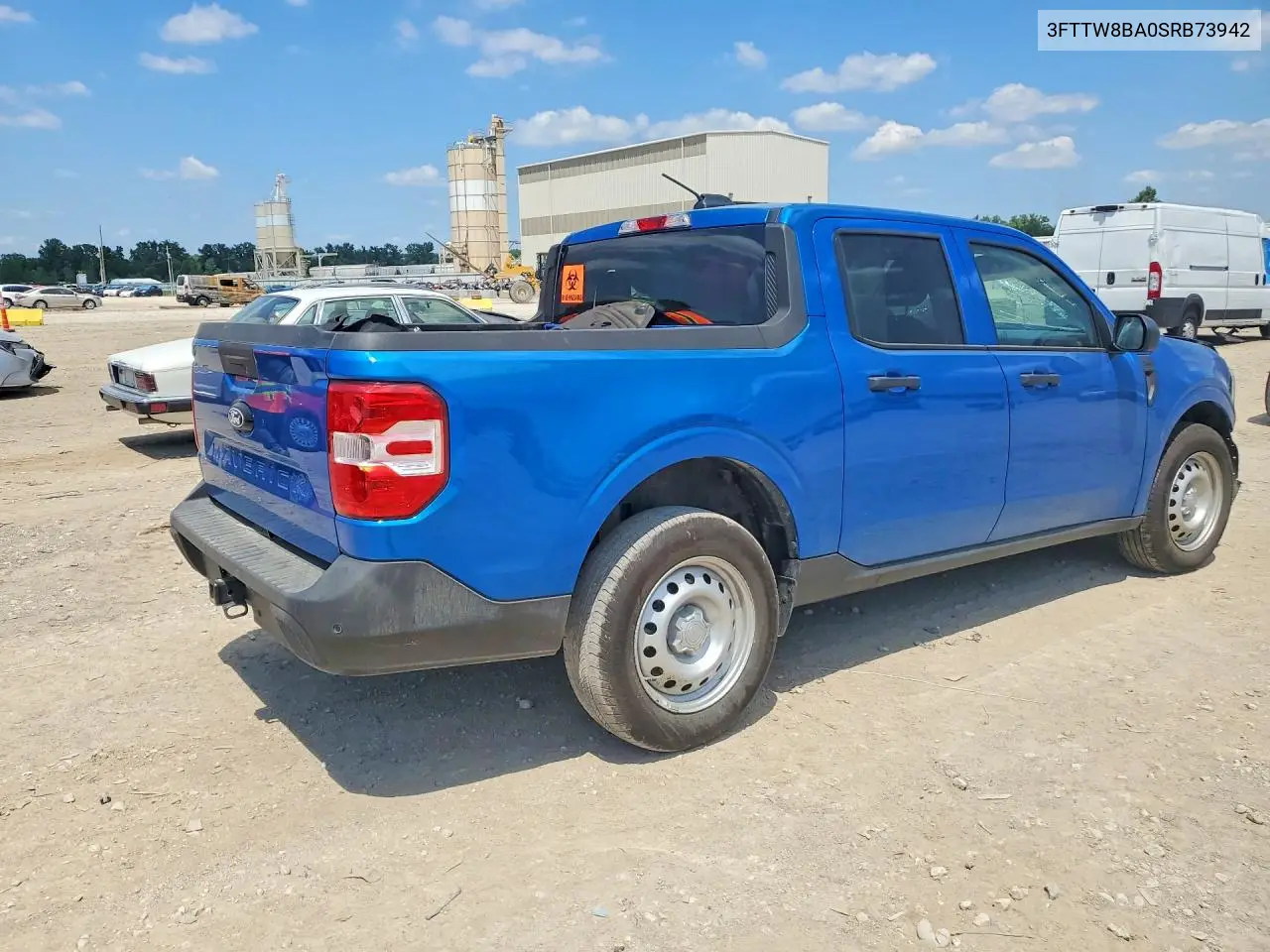 2025 Ford Maverick Xl VIN: 3FTTW8BA0SRB73942 Lot: 60677586
