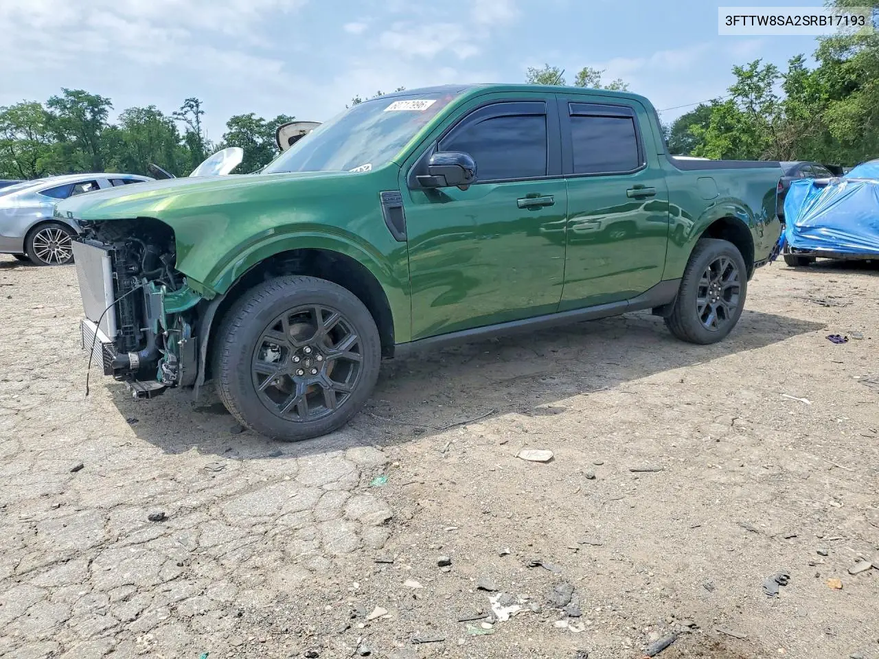 2025 Ford Maverick Lariat VIN: 3FTTW8SA2SRB17193 Lot: 60717996