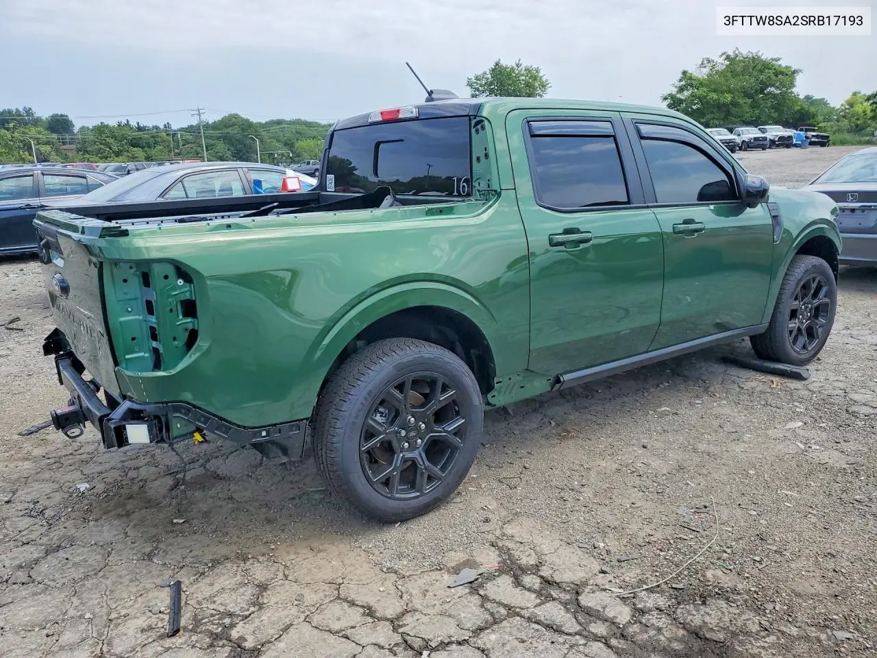 2025 Ford Maverick Lariat VIN: 3FTTW8SA2SRB17193 Lot: 60717996
