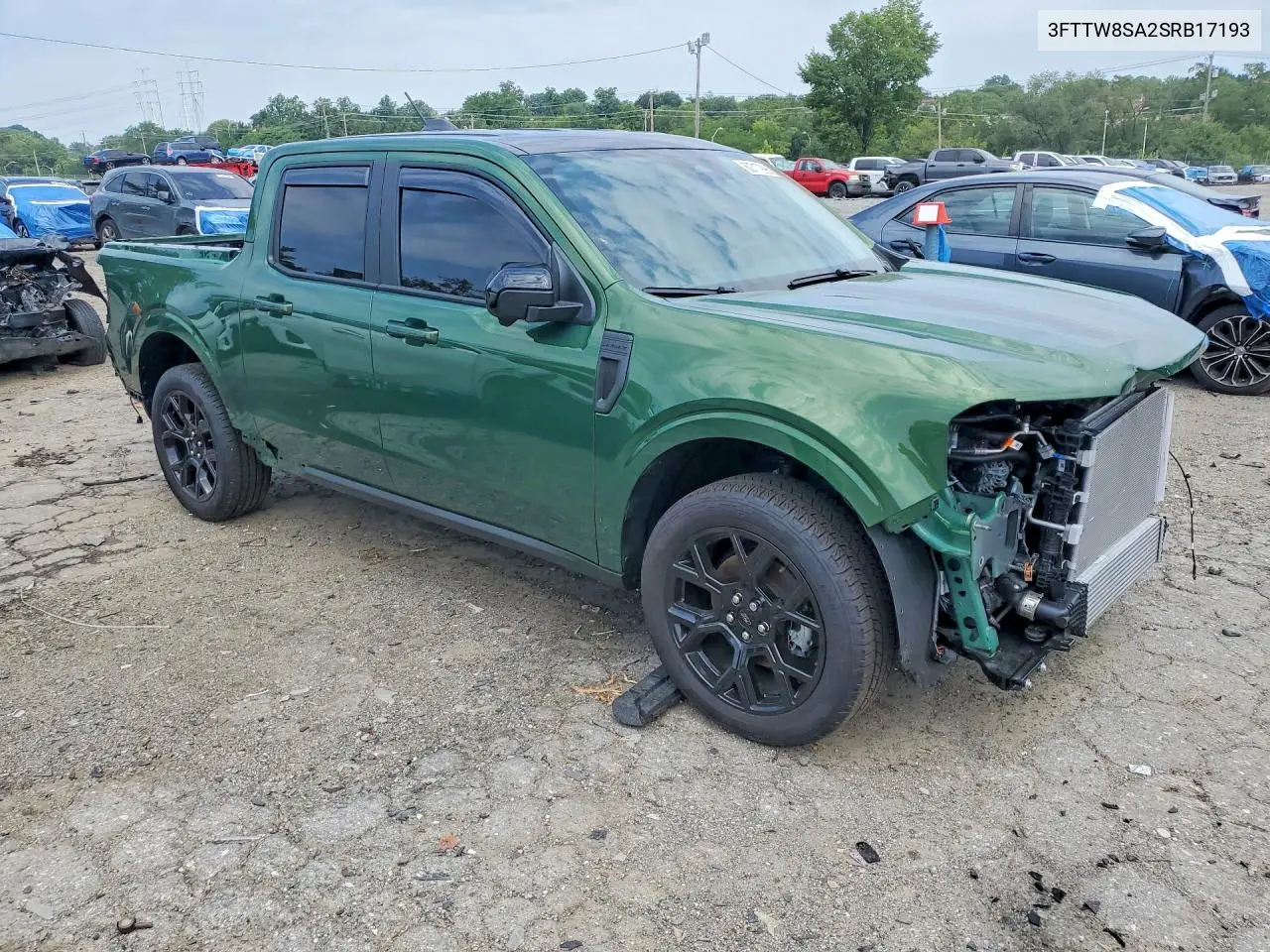 2025 Ford Maverick Lariat VIN: 3FTTW8SA2SRB17193 Lot: 60717996