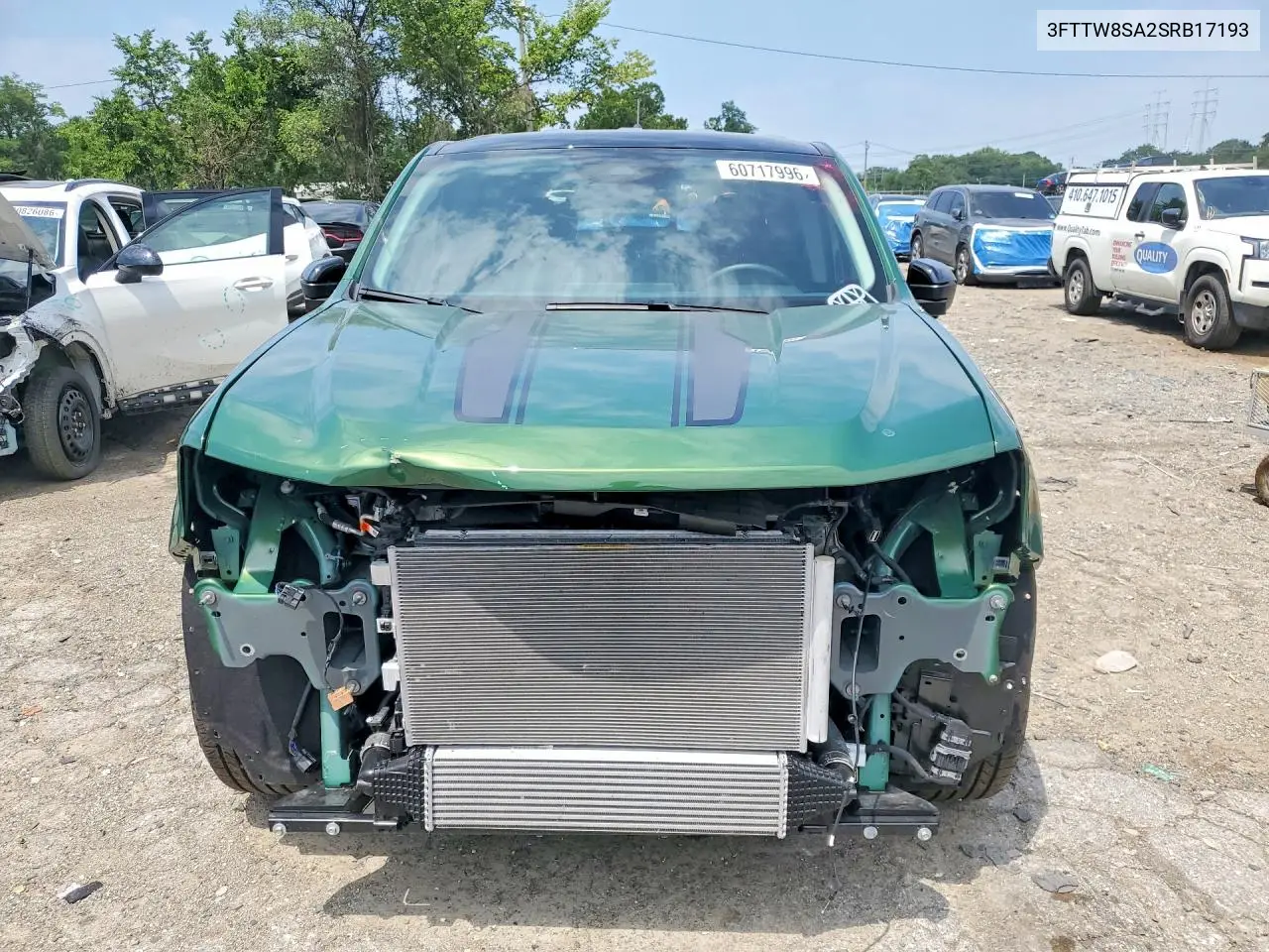 2025 Ford Maverick Lariat VIN: 3FTTW8SA2SRB17193 Lot: 60717996