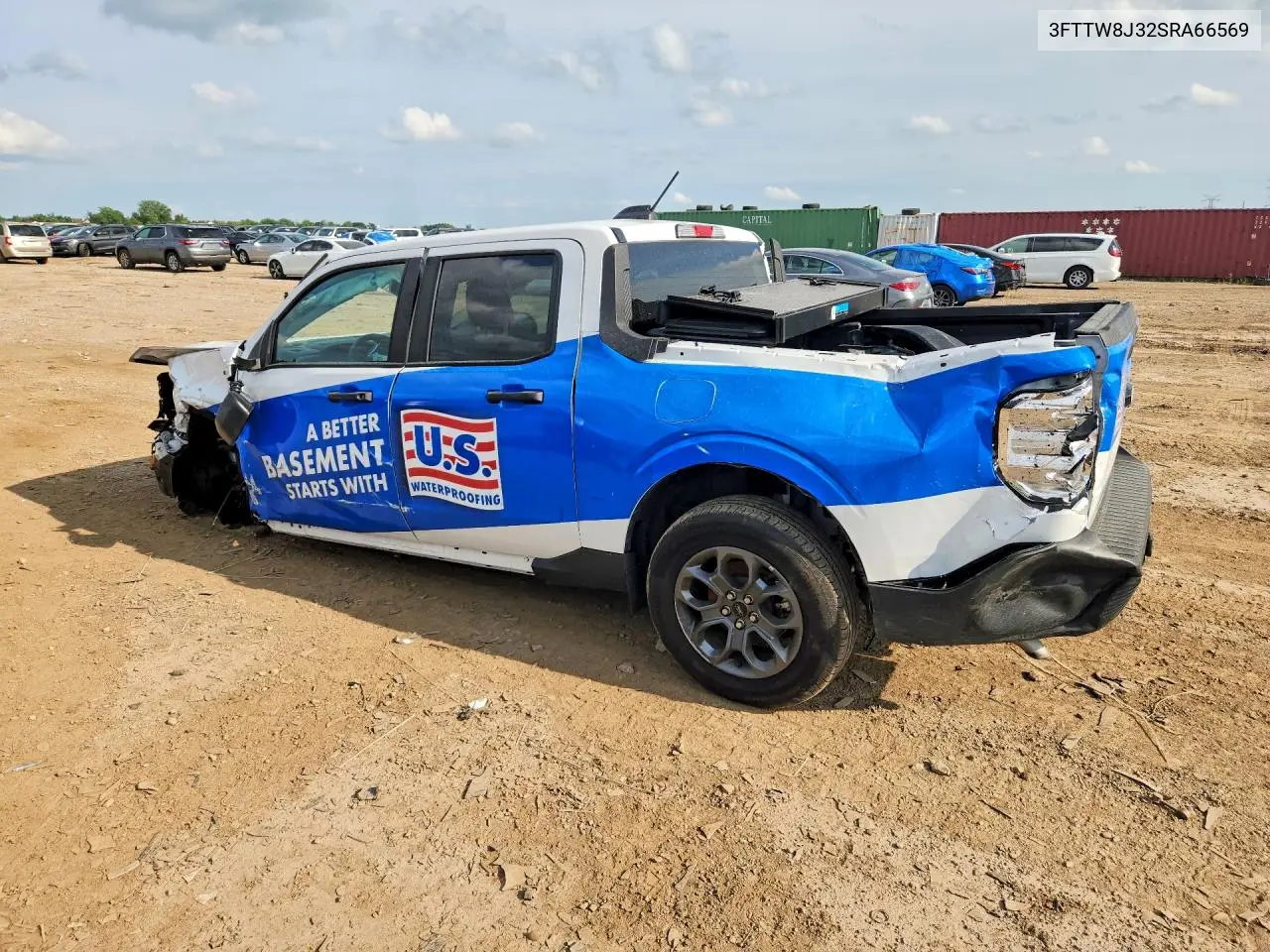 2025 Ford Maverick Xlt VIN: 3FTTW8J32SRA66569 Lot: 60746426