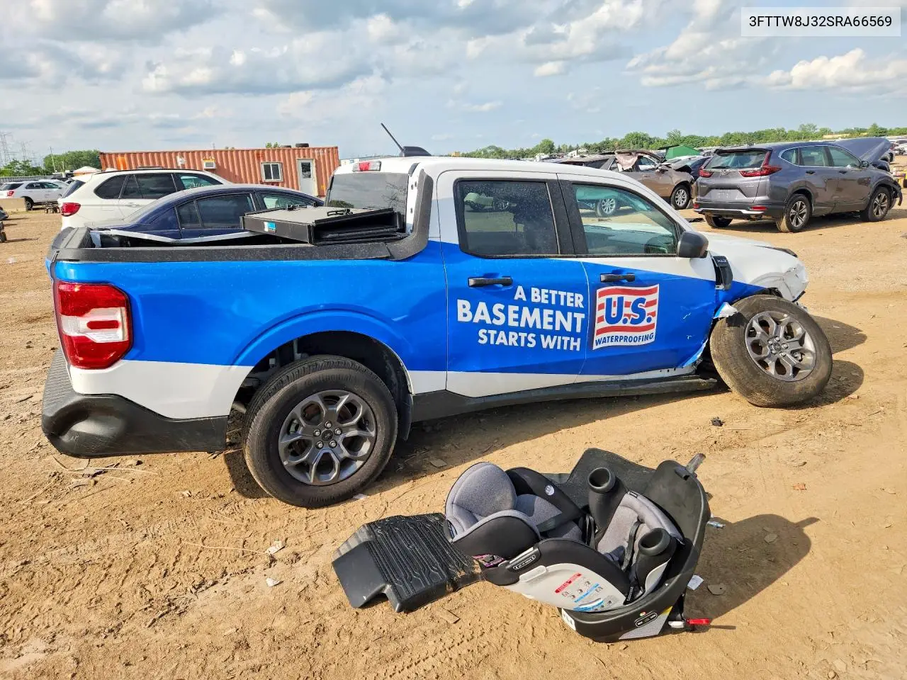 2025 Ford Maverick Xlt VIN: 3FTTW8J32SRA66569 Lot: 60746426
