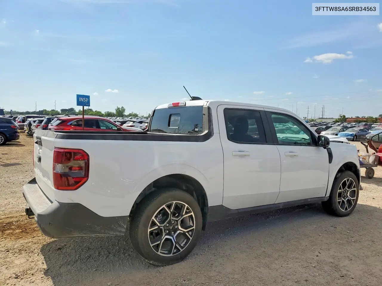 2025 Ford Maverick Lariat VIN: 3FTTW8SA6SRB34563 Lot: 61329616