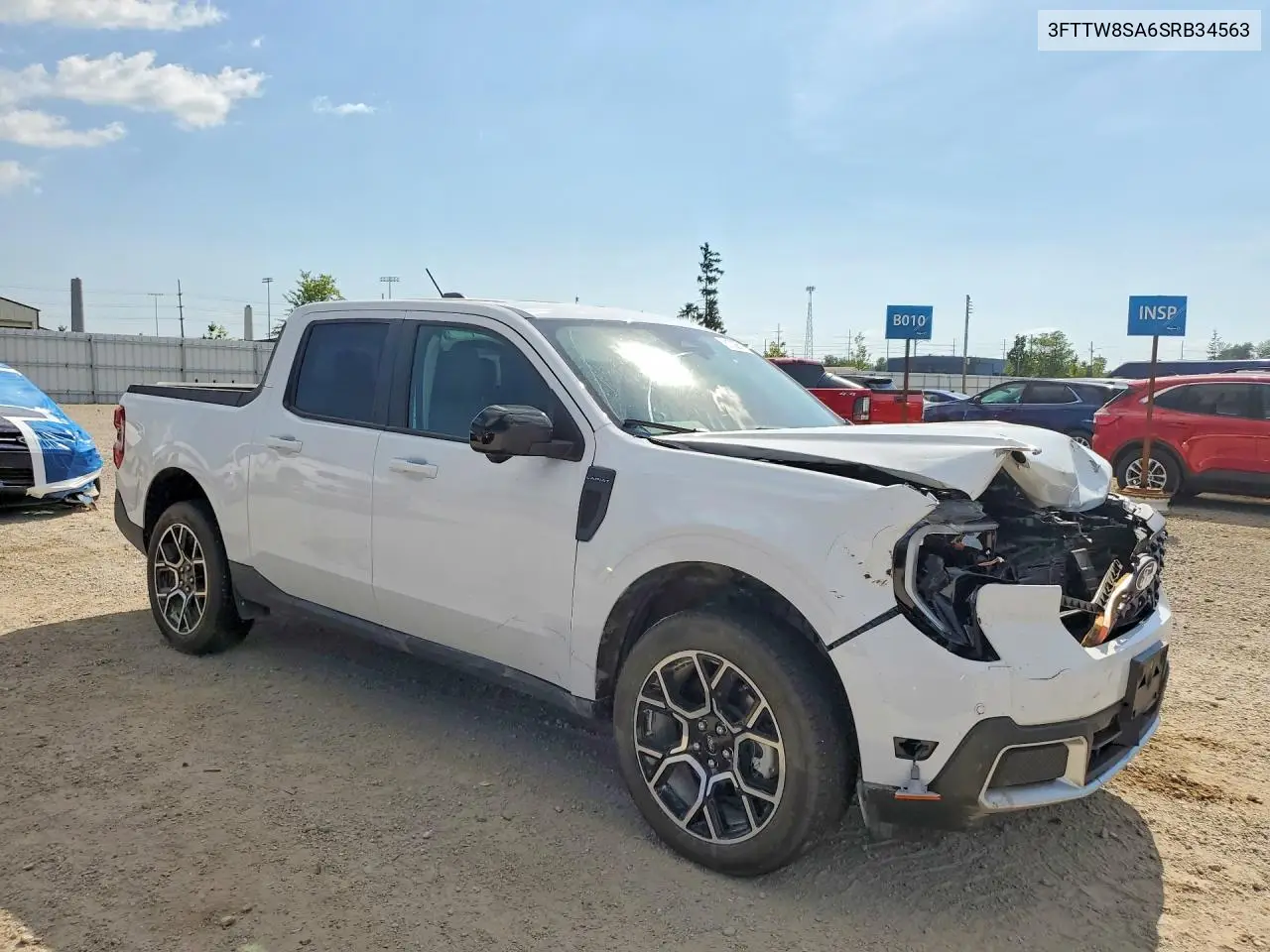 2025 Ford Maverick Lariat VIN: 3FTTW8SA6SRB34563 Lot: 61329616