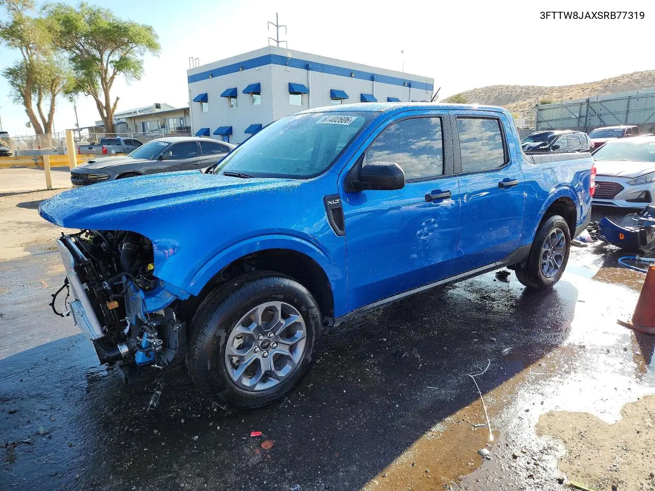 2025 Ford Maverick Xlt VIN: 3FTTW8JAXSRB77319 Lot: 61402606