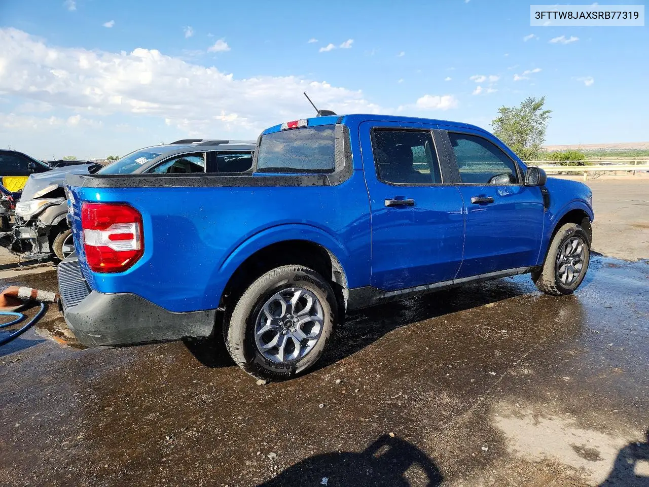 2025 Ford Maverick Xlt VIN: 3FTTW8JAXSRB77319 Lot: 61402606