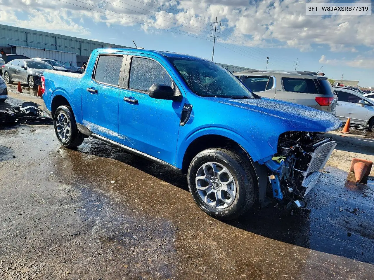 2025 Ford Maverick Xlt VIN: 3FTTW8JAXSRB77319 Lot: 61402606