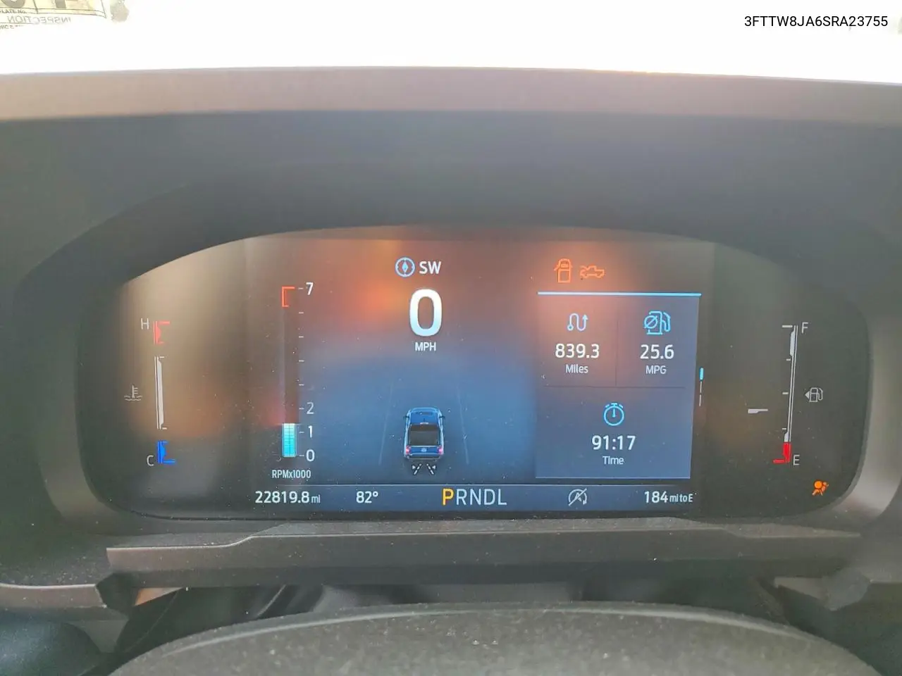 2025 Ford Maverick Xlt VIN: 3FTTW8JA6SRA23755 Lot: 61474716