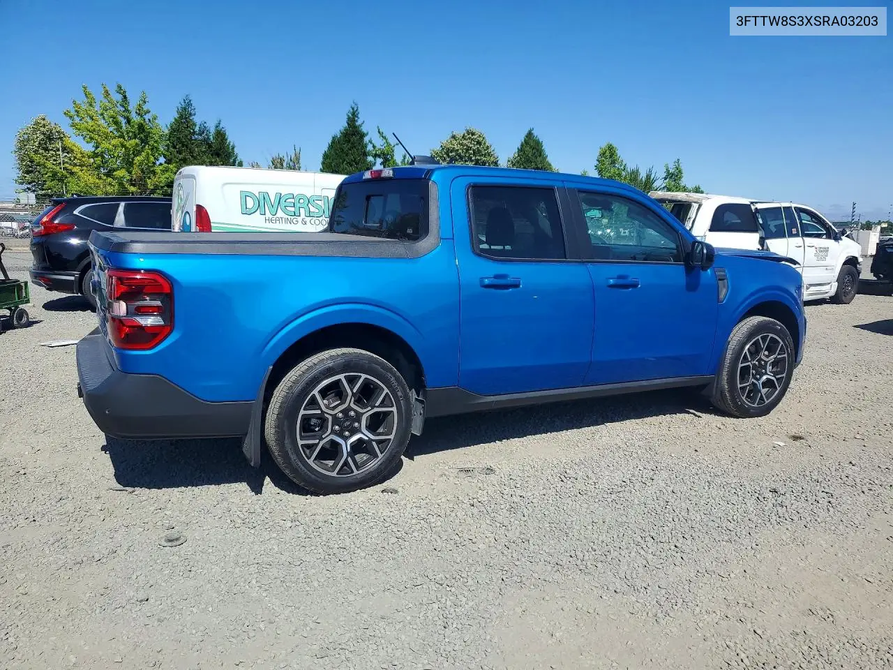2025 Ford Maverick Lariat VIN: 3FTTW8S3XSRA03203 Lot: 61560336