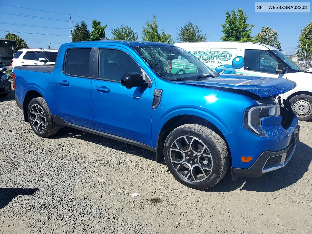 2025 Ford Maverick Lariat VIN: 3FTTW8S3XSRA03203 Lot: 61560336