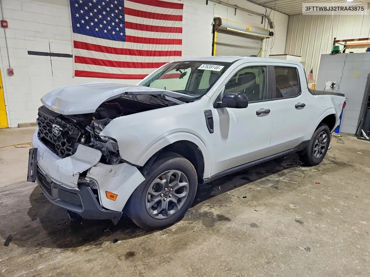 2026 Ford Maverick Xlt VIN: 3FTTW8J32TRA43875 Lot: 57639146