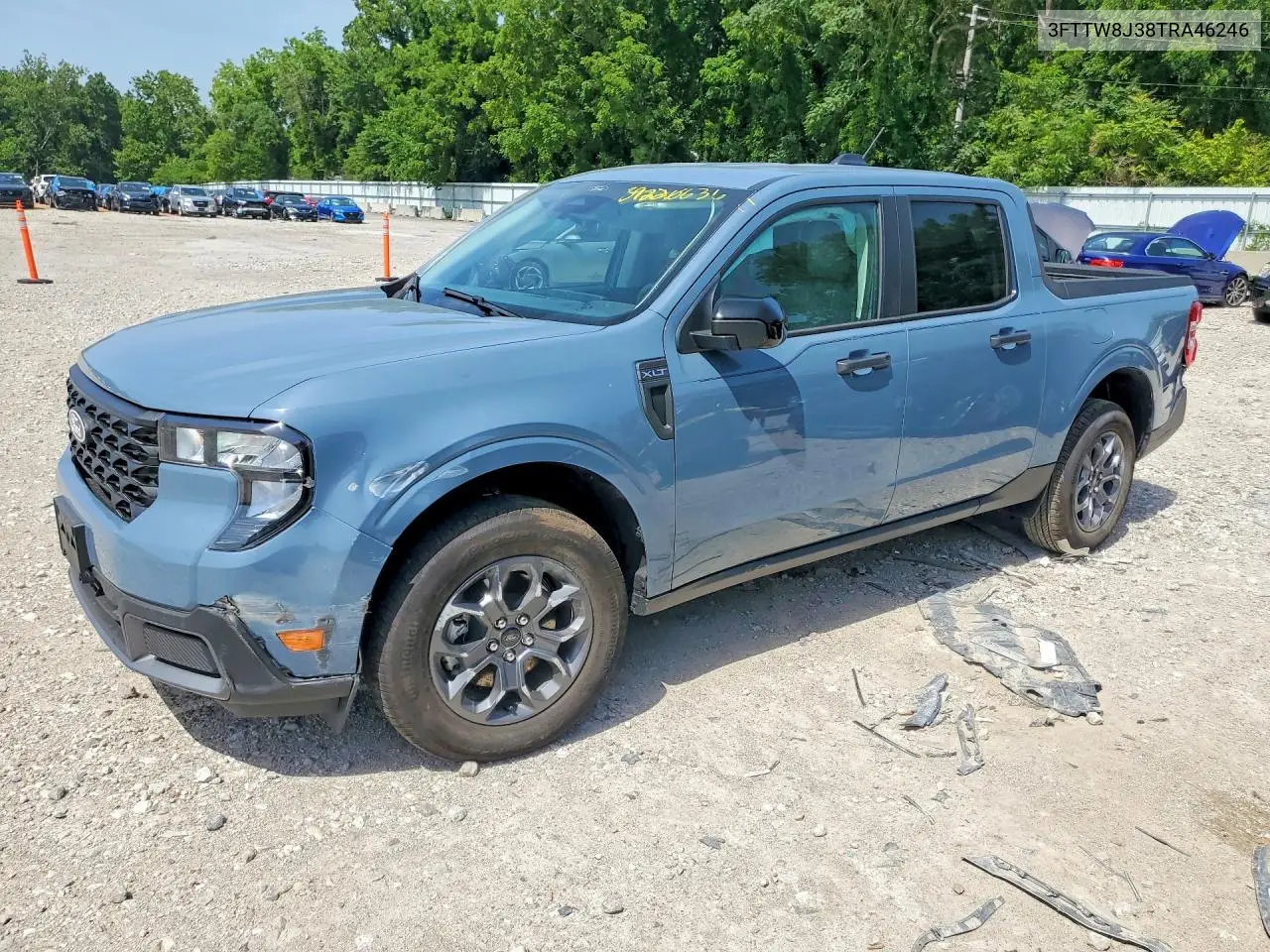 2026 Ford Maverick Xlt VIN: 3FTTW8J38TRA46246 Lot: 59220636