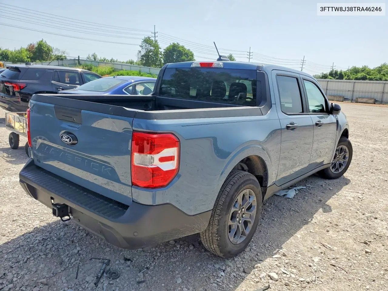 2026 Ford Maverick Xlt VIN: 3FTTW8J38TRA46246 Lot: 59220636