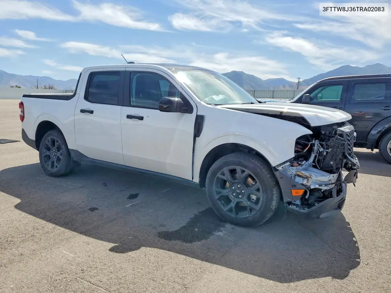 2026 Ford Maverick VIN: 3FTTW8J36TRA02083 Lot: 59590576