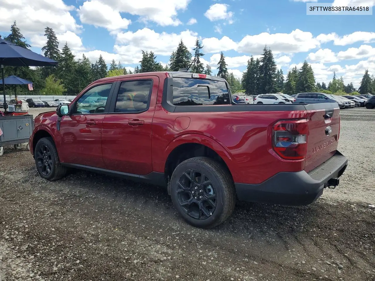2026 Ford Maverick Lariat VIN: 3FTTW8S38TRA64518 Lot: 60470186