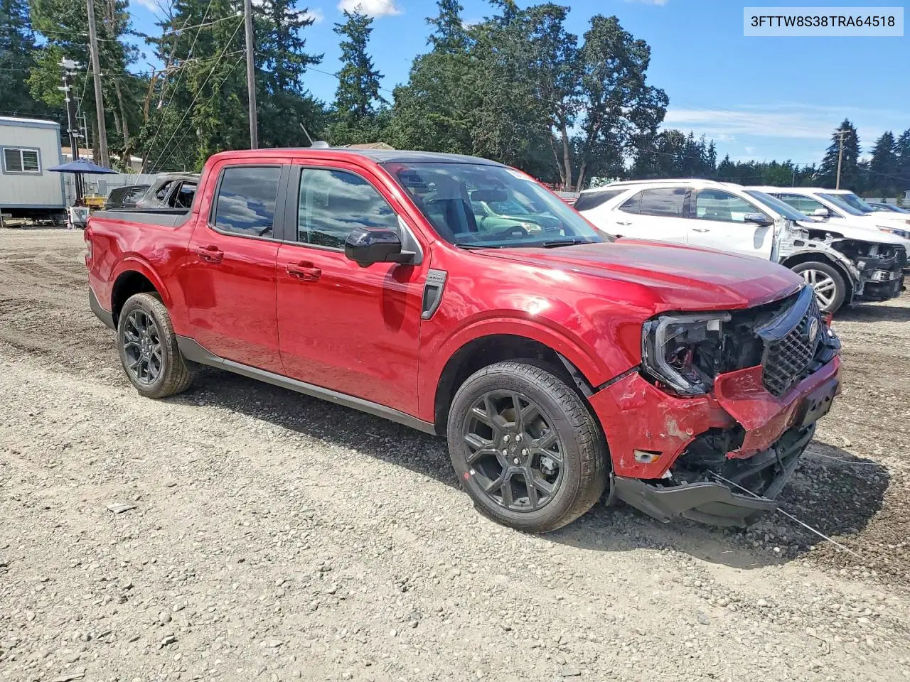 2026 Ford Maverick Lariat VIN: 3FTTW8S38TRA64518 Lot: 60470186