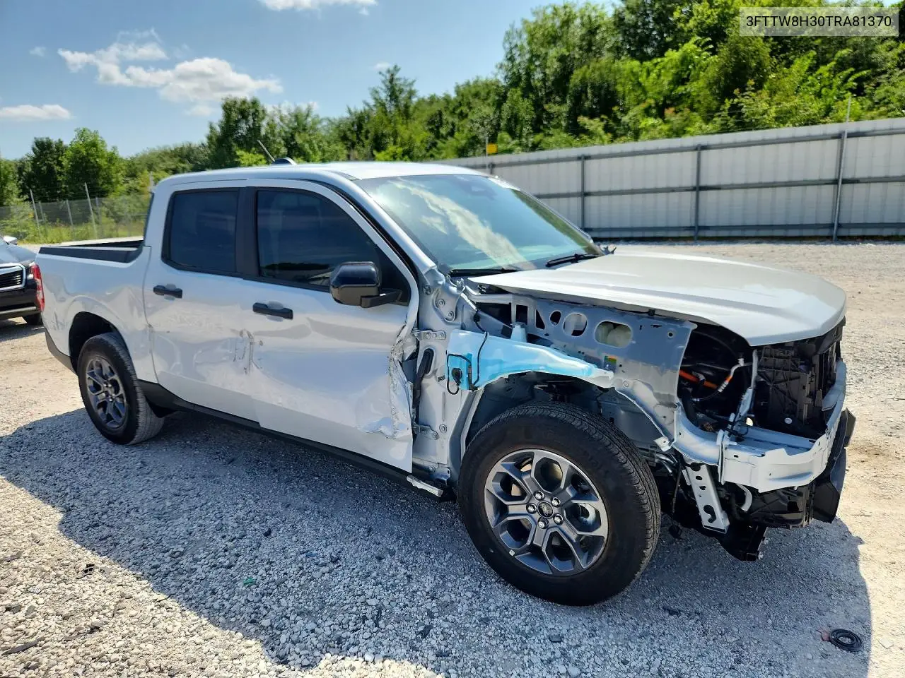 2026 Ford Maverick Xlt VIN: 3FTTW8H30TRA81370 Lot: 60513686