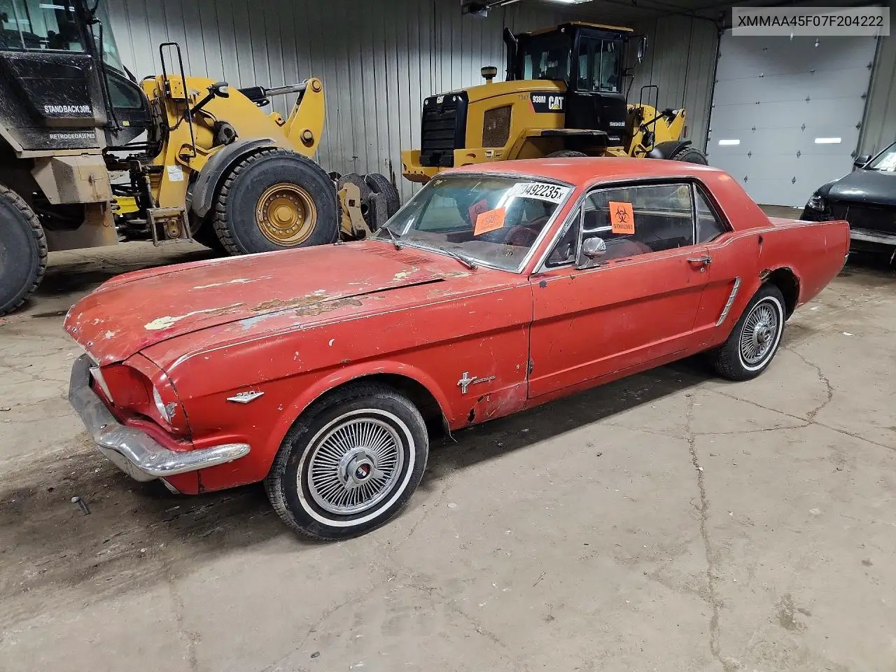 1965 Ford Mustang VIN: F07F204222 Lot: 79492235