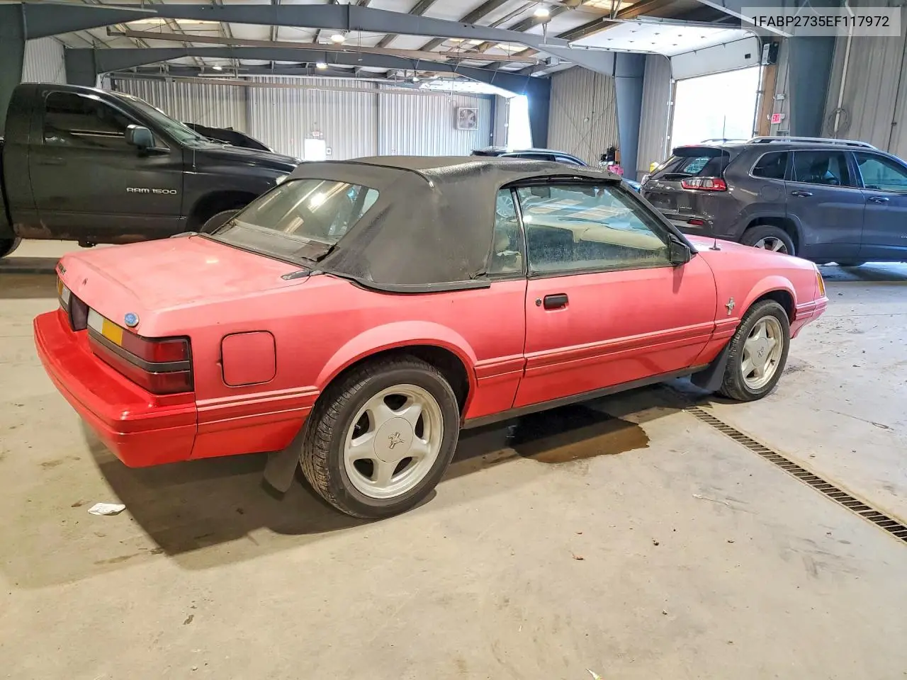 1984 Ford Mustang Glx VIN: 1FABP2735EF117972 Lot: 60808666