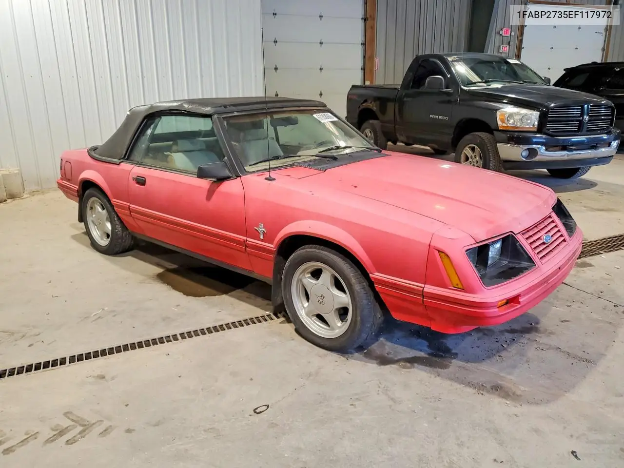 1984 Ford Mustang Glx VIN: 1FABP2735EF117972 Lot: 60808666