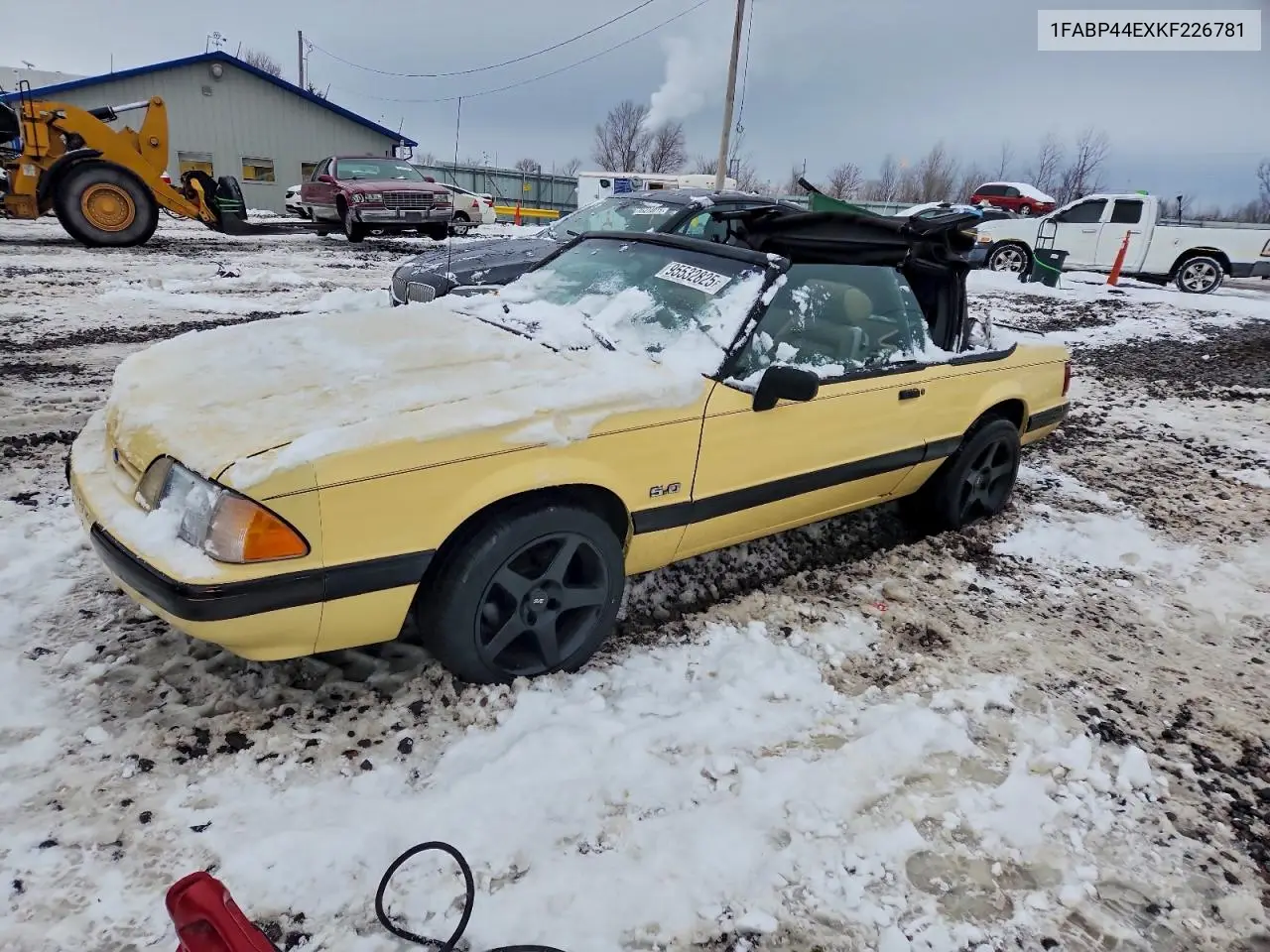 1FABP44EXKF226781 1989 Ford Mustang Lx