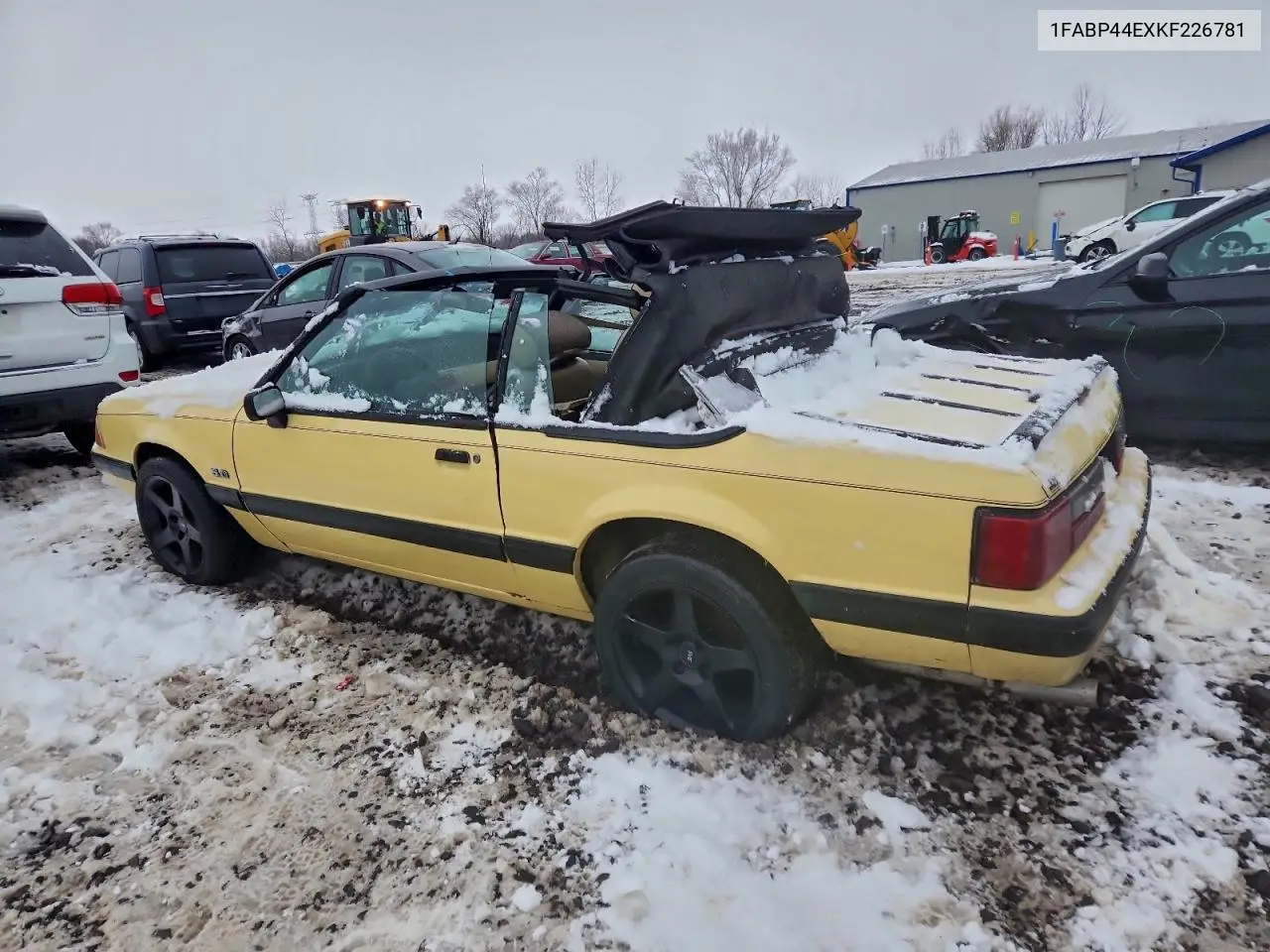 1FABP44EXKF226781 1989 Ford Mustang Lx
