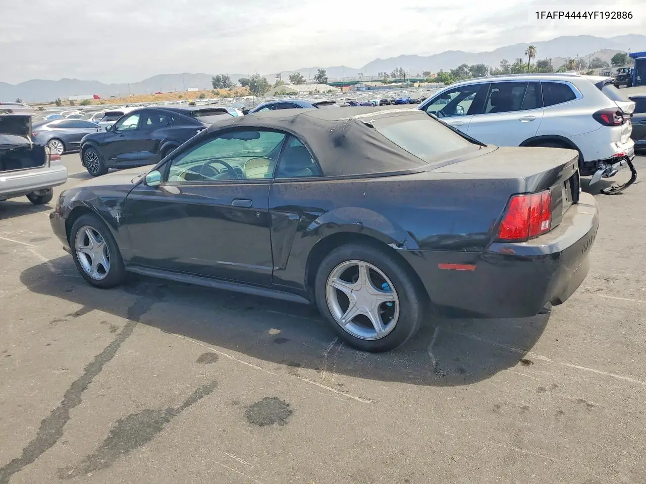 2000 Ford Mustang VIN: 1FAFP4444YF192886 Lot: 61594476