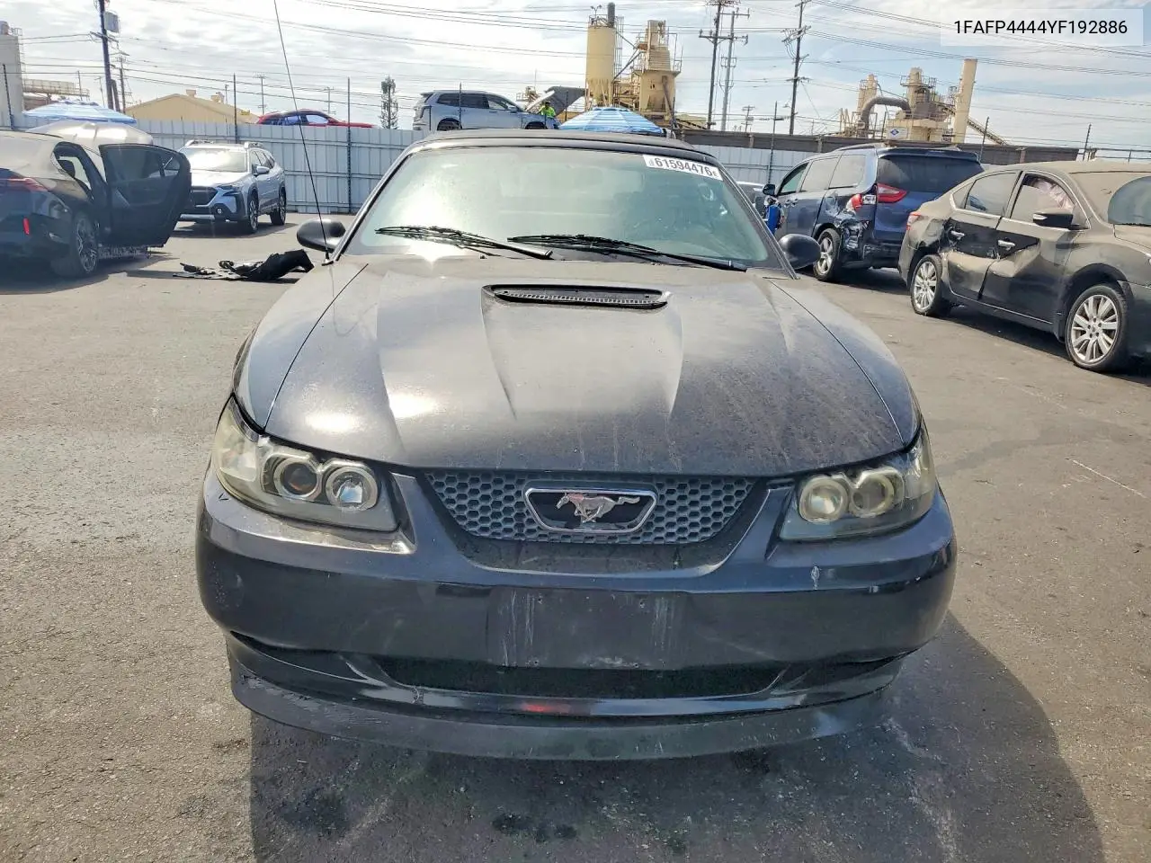 2000 Ford Mustang VIN: 1FAFP4444YF192886 Lot: 61594476