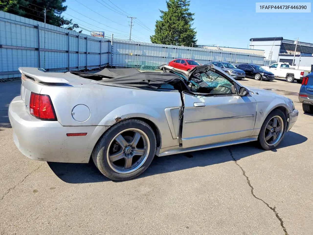 2003 Ford Mustang VIN: 1FAFP44473F446390 Lot: 58190896
