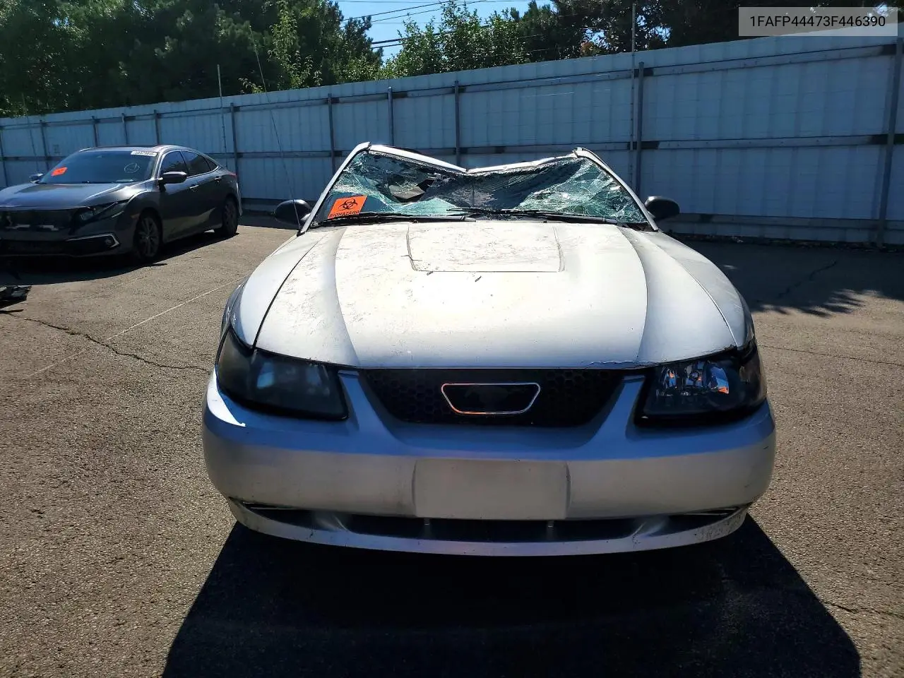 2003 Ford Mustang VIN: 1FAFP44473F446390 Lot: 58190896