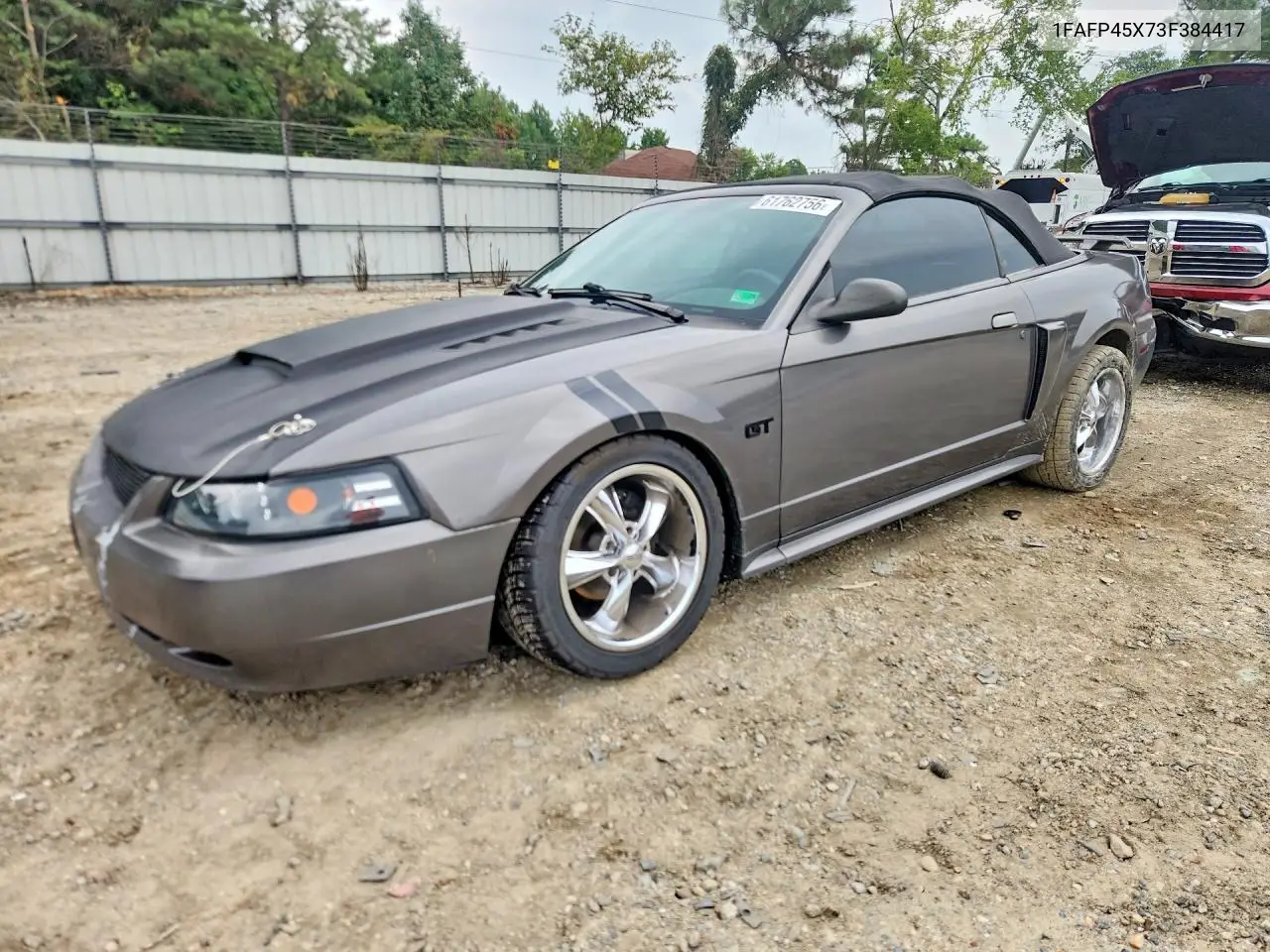 1FAFP45X73F384417 2003 Ford Mustang Gt