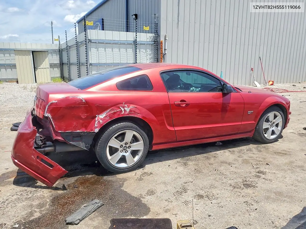 2005 Ford Mustang Gt VIN: 1ZVHT82H555119066 Lot: 60787496