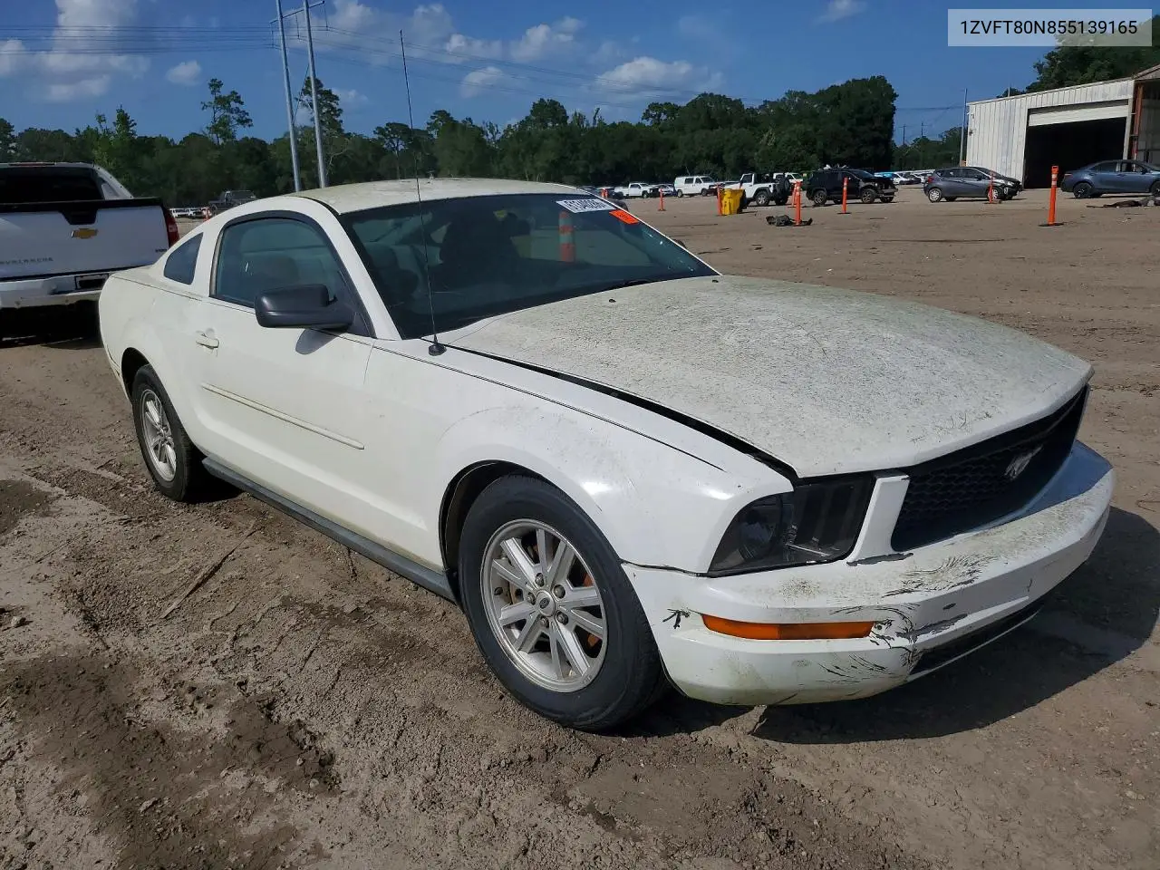 2005 Ford Mustang VIN: 1ZVFT80N855139165 Lot: 61340286
