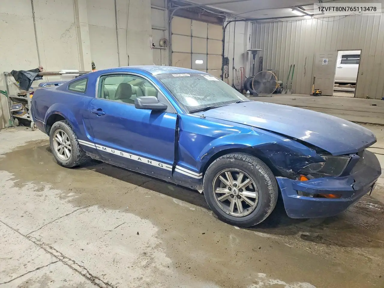 2006 Ford Mustang VIN: 1ZVFT80N765113478 Lot: 62086916
