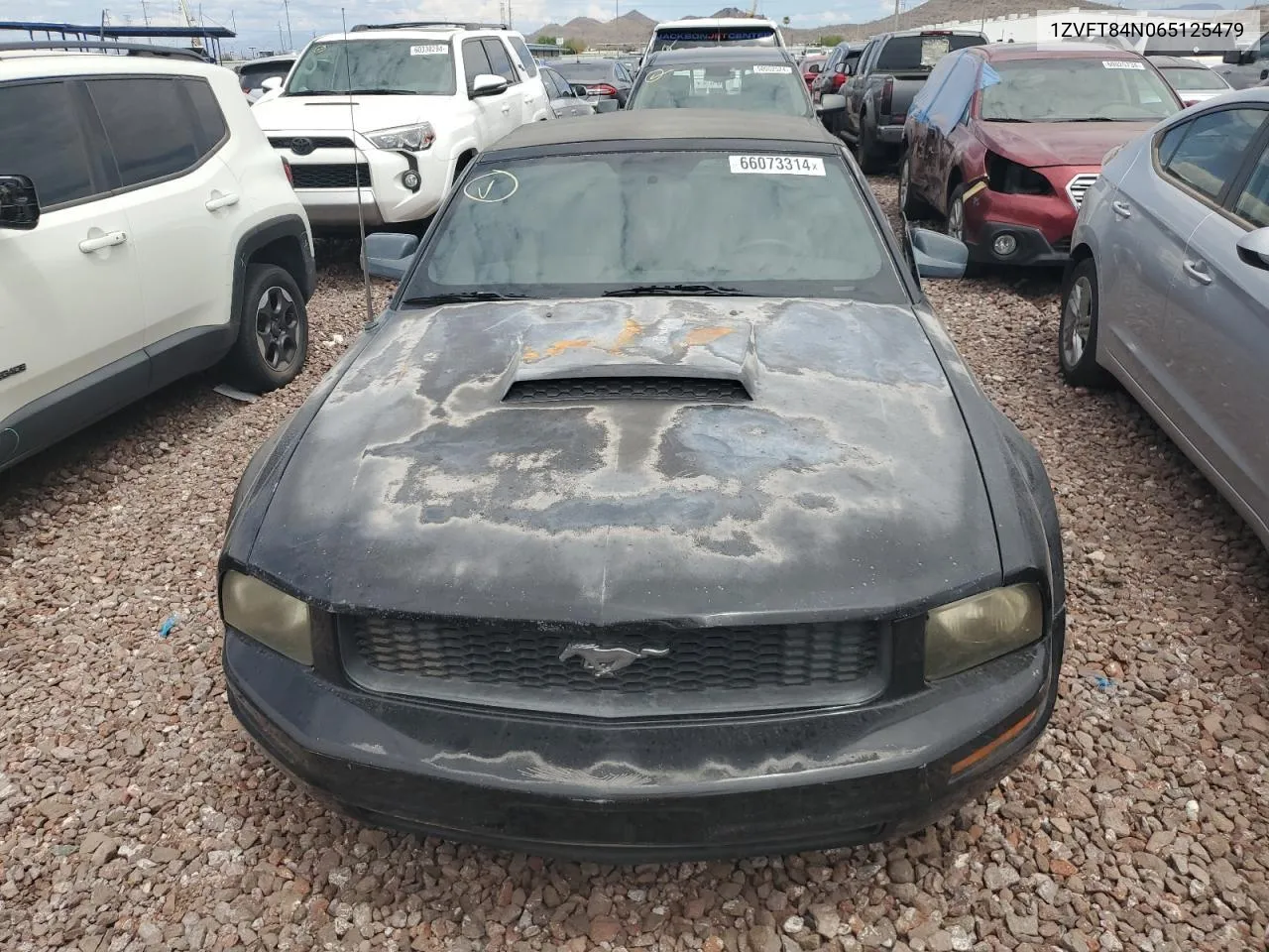 2006 Ford Mustang VIN: 1ZVFT84N065125479 Lot: 88999935