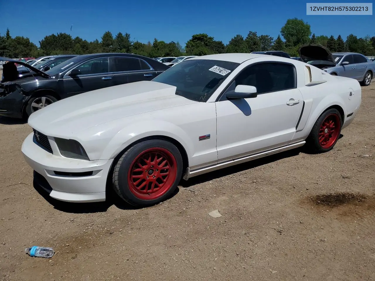 2007 Ford Mustang Gt VIN: 1ZVHT82H575302213 Lot: 53632166