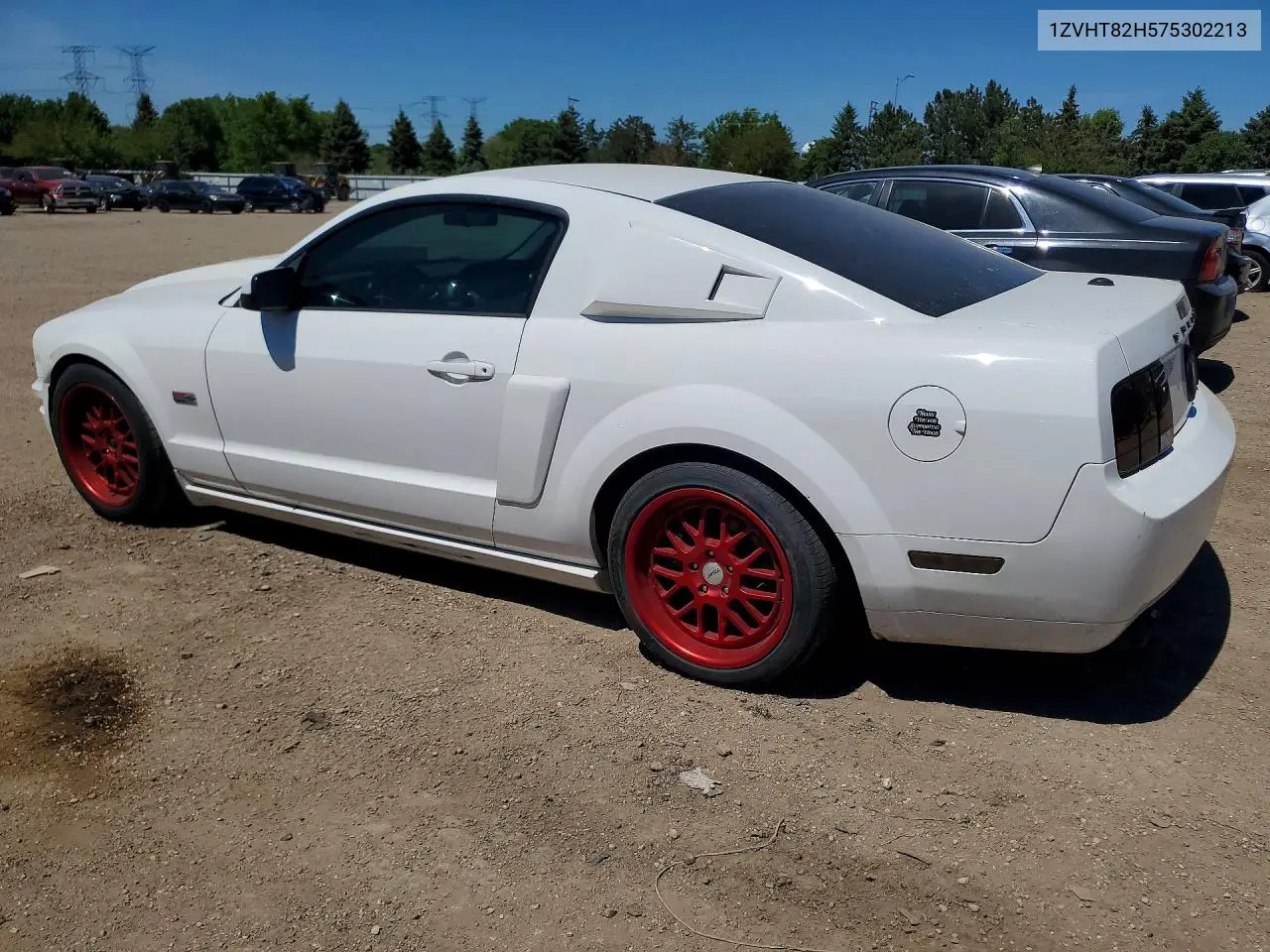 2007 Ford Mustang Gt VIN: 1ZVHT82H575302213 Lot: 53632166
